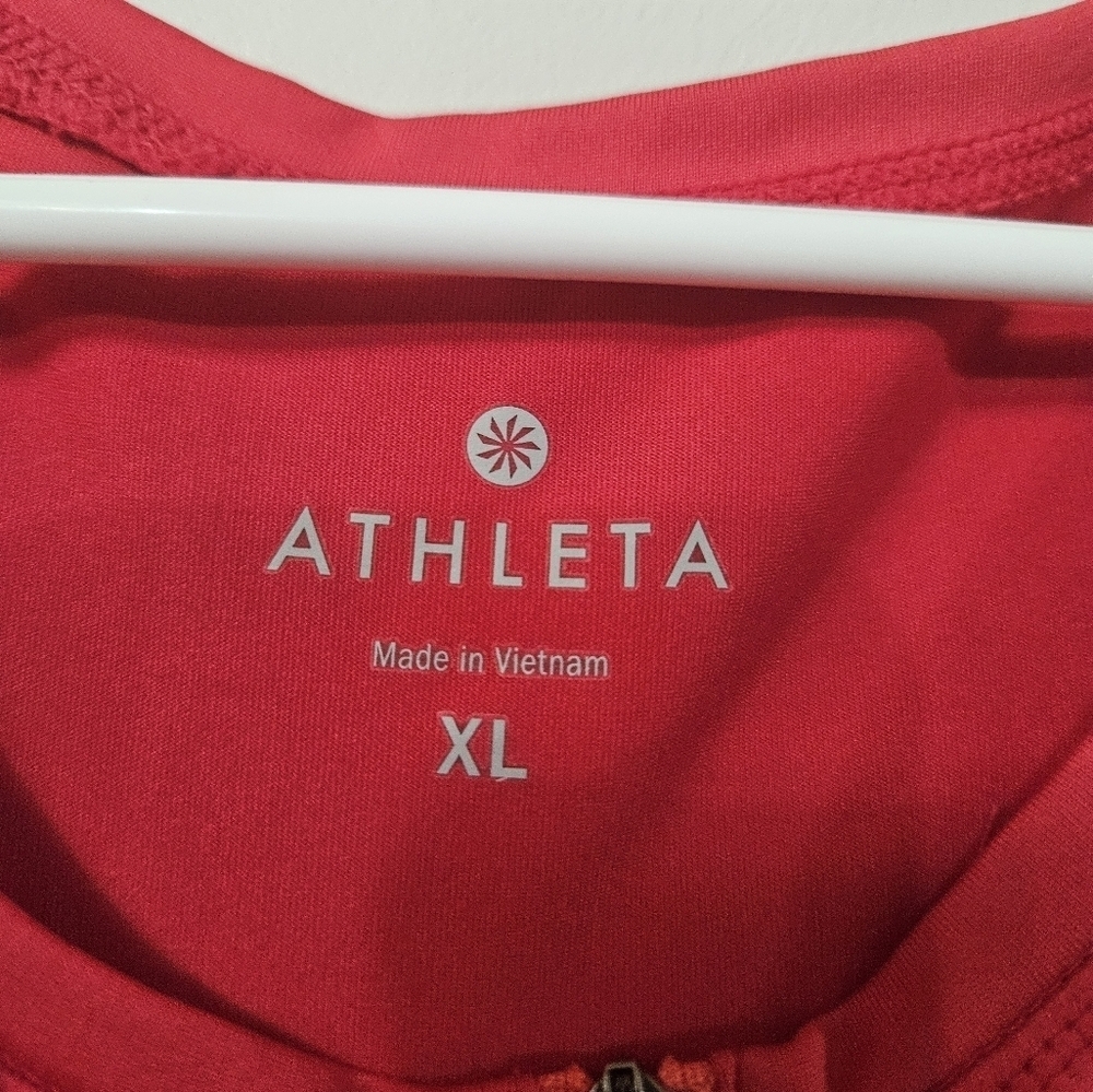 Athleta Quarter Zip Dark Pink Active Top! - Picture 2 of 6